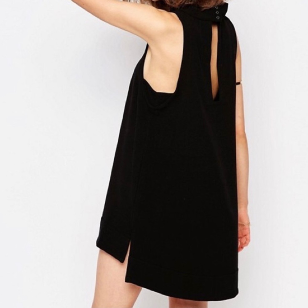 SOLD-Free People Sleeveless High Neck Tunic Dress - Picture 4 of 15
